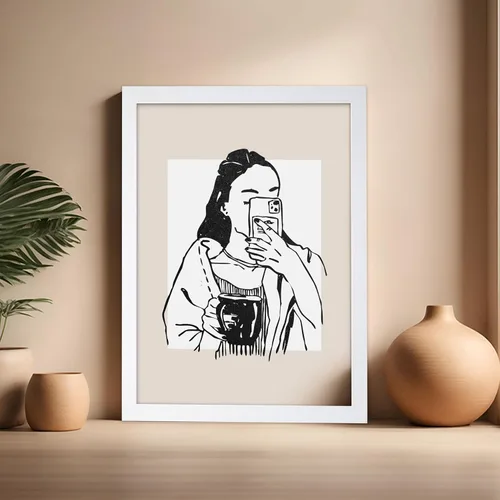 Vista 67 de Poster Master Faces Poster - Retro Women Print - Portrait Art - Sketch Illustration - Abstract Artwork - Woman Design - Chic Boho Design - Great