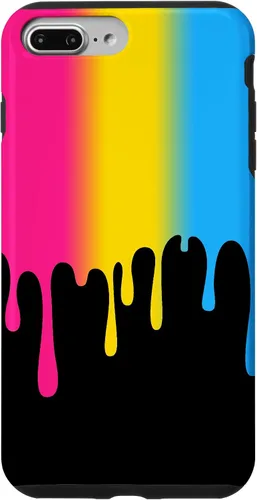 Vista 12 de Pan Pride LGBT+ Colorful Dripping Rainbow Pansexual Case for iPhone 17