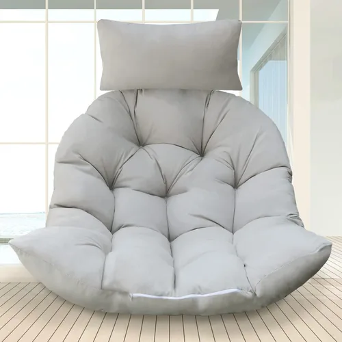 Vista 10 de Cojín colgante para silla de huevo, cojines suaves en forma de U para silla columpio (solo cojín)