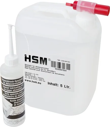 Vista 3 de HSM Aceite lubricante especial para trituradora, 8.5 fl oz