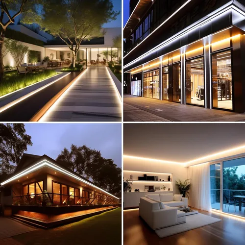 Vista 6 de BENLUN Tiras de Luces LED COB AC 110V de 98.4 pies, 3000K Luz de Cuerda LED Blanca Cálida para Exteriores Impermeable, 10W/M CRI 90+ Flexible Blanco