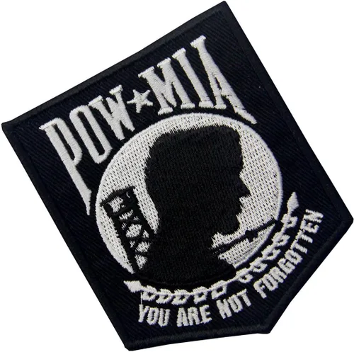 Vista 3 de POW MIA You are NOT Forgotten - Parche bordado para coser