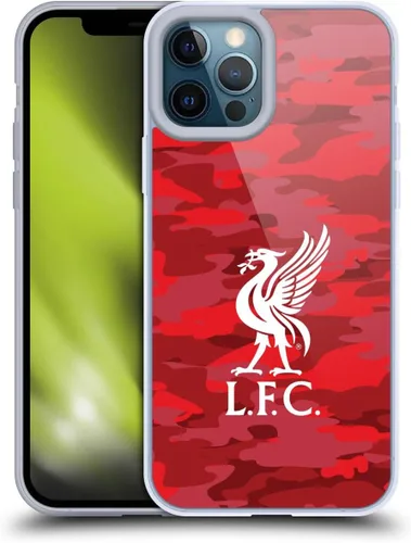 Vista 235 de Head Case Designs Funda de gel con licencia oficial del Liverpool Football Club Away Colourways Crest Camou [protección de grado militar] compatible