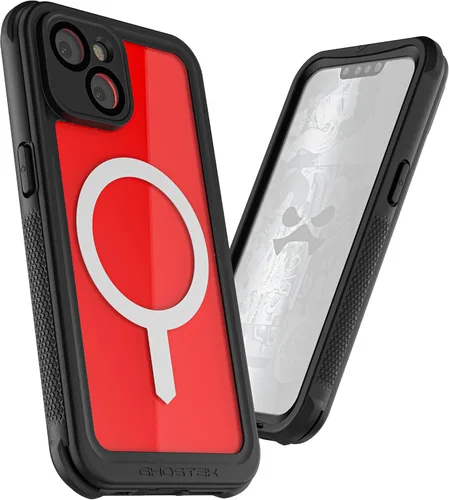 Vista 2 de Ghostek NAUTICAL - Funda impermeable para iPhone 14 con protector de pantalla, clip para cinturón, compatible con MagSafe, protección extremadamente