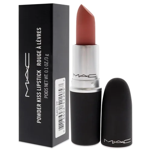 Vista 5 de MAC Powder Kiss - Lápiz labial 314 Mull It Over para mujer, 0.1 oz