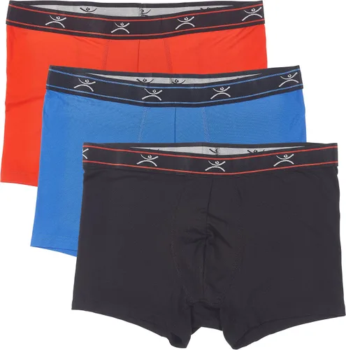 Vista 7 de Terramar Troncos de seda para hombre de 3" Negro