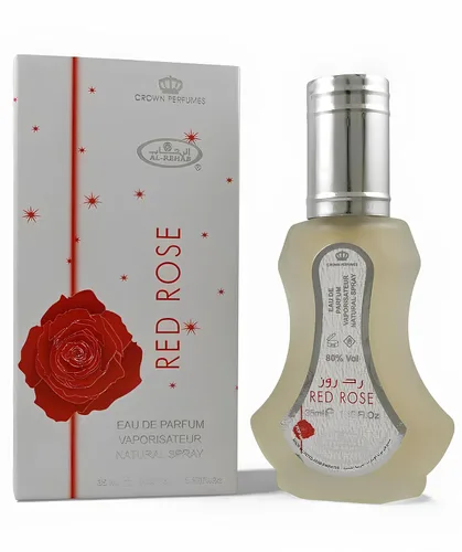 Vista 3 de Al-Rehab - Espray natural Eau de Perfume Red Rose de 1.15 onzas líquidas, paquete de 2