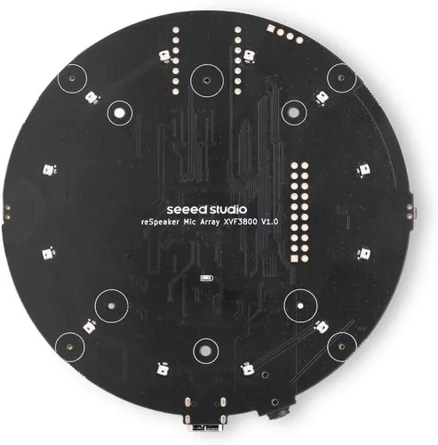 Vista 5 de seeed studio reSpeaker XVF3800 - Conjunto de micrófonos USB, tablero