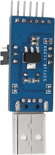 Vista 5 de Módulo adaptador de convertidor USB a UART, módulo convertidor USB a I2C Componentes electrónicos portátiles Cable de puente práctico