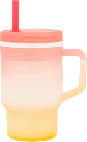 Vista 23 de Infantino Mi primer vaso, taza de silicona con pajita y asa, vaso de bebé resistente a derrames para llevar, botella de transición libre de BPA