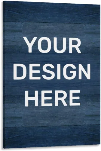 Vista 24 de Lienzo enmarcado con cita personalizada, lienzo motivacional positivo, arte de pared, crea tus propias imágenes, póster personalizado para sala