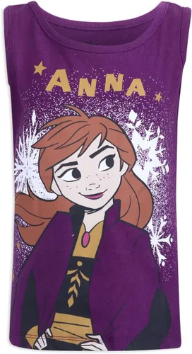 Vista 6 de Disney Frozen - Conjunto de 3 camisas sin mangas Elsa and Anna para niña
