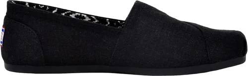 Vista 6 de BOBS de Skechers - mocasines sin agujetas y a la moda para mujer, de felpa, pantuflasmocasines
