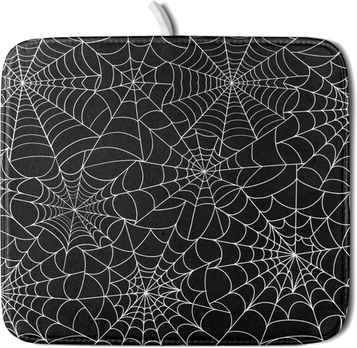 Vista 32 de Tapete de secado de platos de limón para encimera de cocina, de 16 x 18 pulgadas, tapete de secado de microfibra pequeña con acuarela, limón