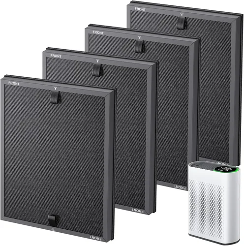 Vista 10 de Paquete de 2 filtros de repuesto HAP602 compatibles con el purificador de aire ECOSELF HAP602 / HAP602WF, filtro de repuesto para purificadores