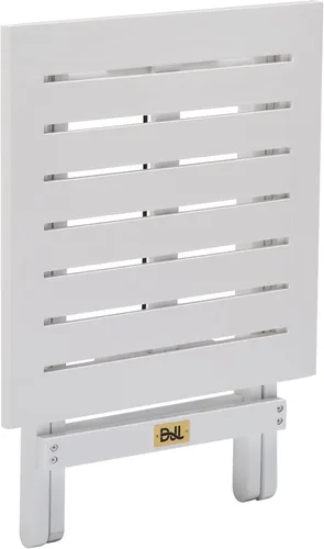 Vista 5 de DJL Mesa auxiliar plegable de madera para sillas Adirondack, mesa auxiliar pequeña para exteriores, mesa pequeña portátil para porche, patio, jardín