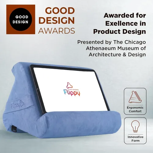 Vista 8 de Flippy Soporte de almohada original para tablet y soporte para iPad, regalo para amantes de los libros y lectores, soporte multiángulo