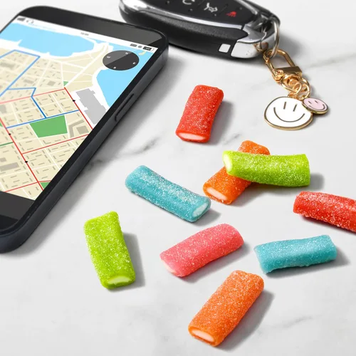 Vista 6 de SweeTARTS Rope Bites Candy, frutas mixtas, bolsa resellable de 8 onzas