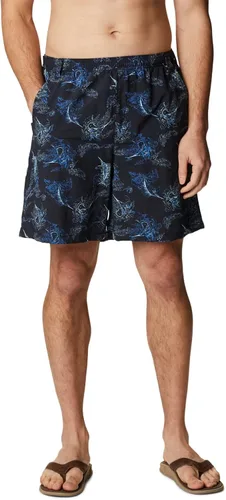 Vista 39 de Columbia Super Backcast - Pantalón corto de agua para hombre Impresión de tinte negro