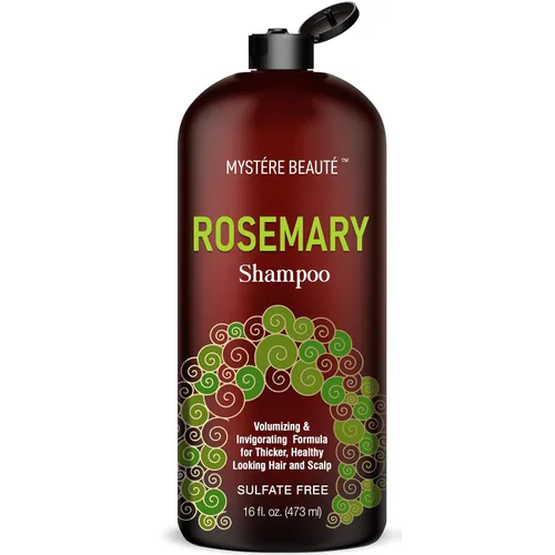 Vista 9 de MYSTÈRE BEAUTÉ - Juego de champú y acondicionador quelante de romero – Cuidado del cabello con agua dura sin sulfato con biotina, queratina y árbol
