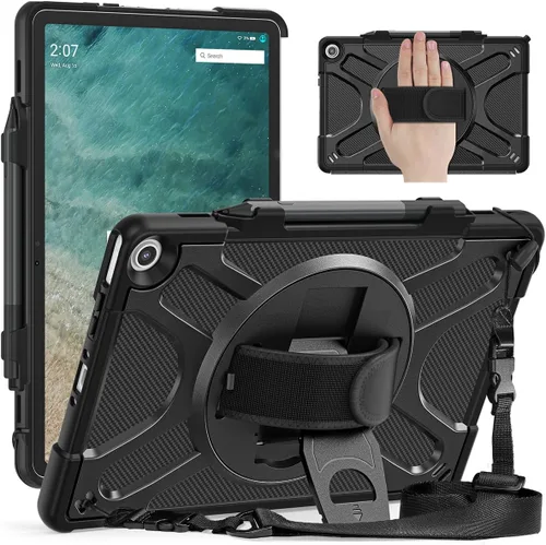 Vista 12 de DreamerX Funda para Microsoft Surface Pro 7+ Plus/Pro 7/6/5/4 de 12.3 pulgadas, funda protectora de silicona resistente resistente con mango