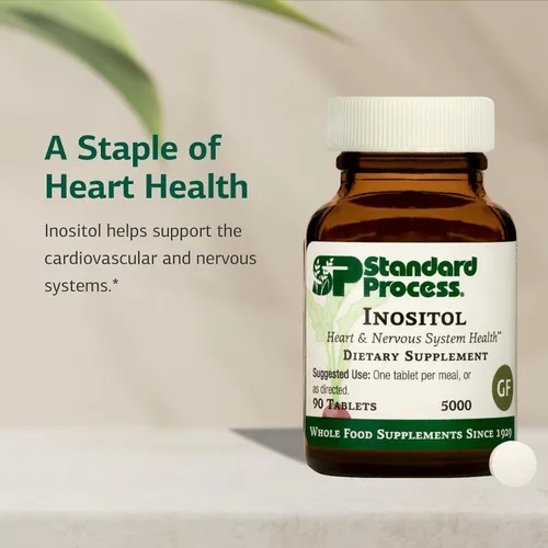 Vista 3 de Inositol de proceso estándar - Apoya el sistema nervioso, el metabolismo de los lípidos y la salud cardiovascular - Vegetariano, sin gluten, sin