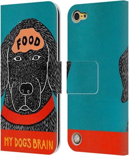 Vista 9 de Stephen Huneck Dogs Brain Sally Humour - Funda de piel tipo cartera compatible con iPod Touch 5G 5.ª