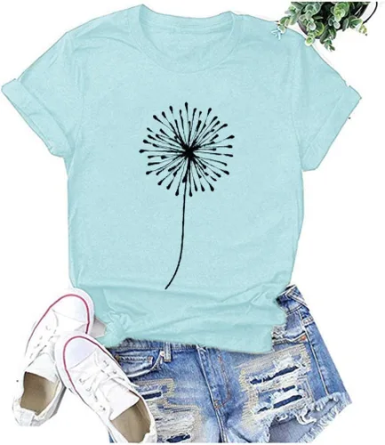 Vista 3 de Camisas para mujer, estilo casual, con estampado de girasol, sin mangas, para verano, para vacaciones