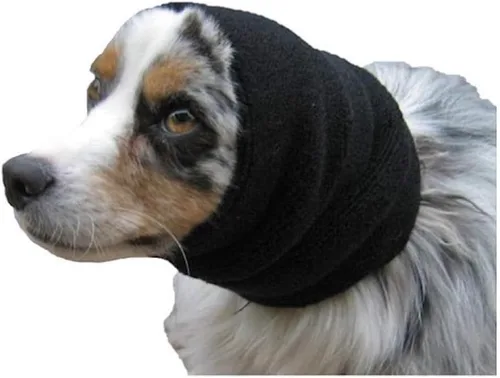 Vista 21 de Happy Hoodie La banda calmante original para perros y gatos - Marca americana - Alivio de la ansiedad/Protección contra el ruido-Aseo-Truenos-Fuegos