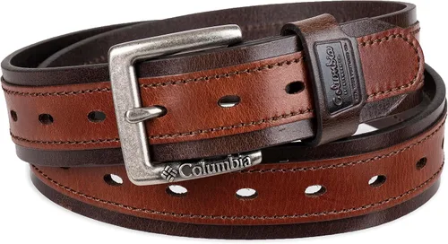 Vista 2 de Columbia Mens Trinity Logo Everyday Casual Dress Belt, Regular and Big and Tall Sizing