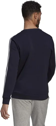 Vista 2 de adidas Sudadera Essentials de forro polar con 3 rayas para hombre