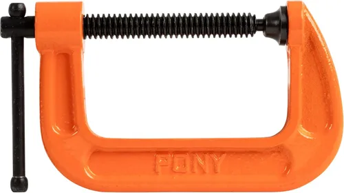 Vista 7 de Pony Jorgensen 2630 Abrazadera en C de 3 Pulgadas, Naranja
