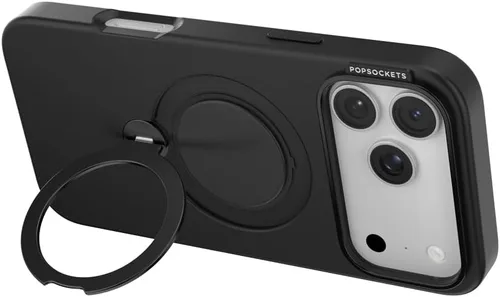 Vista 3 de PopSockets Funda para iPhone 17 Pro Max con MagSafe, color negro