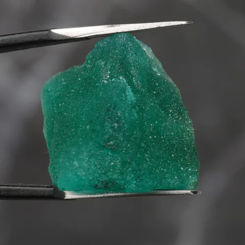 Vista 3 de REAL-GEMS Esmeralda verde natural suelta suelta 26 Ct. certificado crudo áspero suelta piedra preciosa AXF-696, Gema, Esmeralda