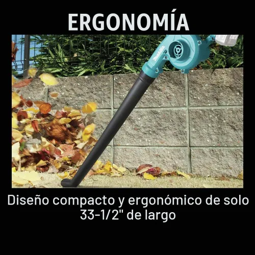 Vista 5 de Makita BU02Z 12V max CXT Soplador de piso inalámbrico de iones de litio de 12 V, solo herramienta
