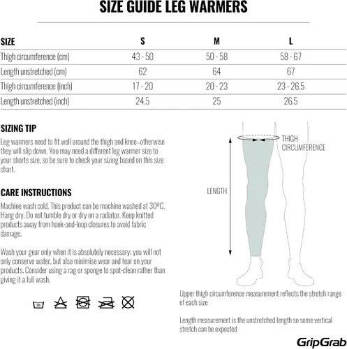 Vista 6 de GripGrab Calentadores de piernas de ciclismo para primavera y otoño, antideslizantes, ligeros, delgados, transpirables, para las piernas