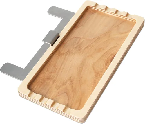 Vista 4 de u.go Plein Air - Bandeja lateral de madera para cualquier lugar, 4 x 8 pulgadas, compatible con cajas de pochade U.go, accesorios de caballete
