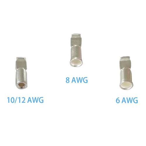 Vista 2 de Conector de alimentación de 50 amperios, desconexión rápida de 50 A, 600 V, 10 pares (20 unidades) para conector de batería de 50 amperios