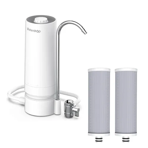 Vista 13 de Waterdrop CTF-05 Filtro de agua para grifo de fregadero con filtro Blanco (Plastic White)