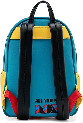 Vista 4 de Loungefly The Beatles Yellow Submarine - Bolso de hombro con correa doble para mujer, Multi, Moda