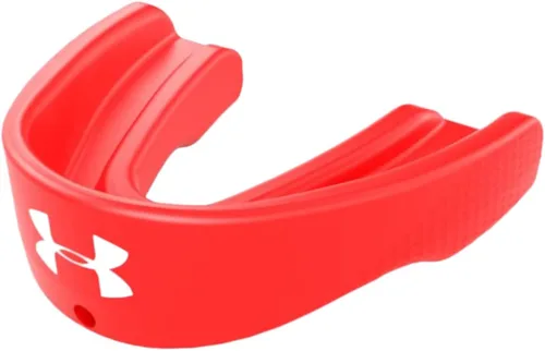 Vista 8 de Under Armour Protector bucal deportivo, ajuste personalizado, incluye correa desmontable para casco