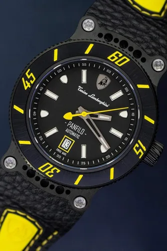 Vista 4 de Tonino Lamborghini Panfilo - Reloj automático amarillo TLF-T03-5