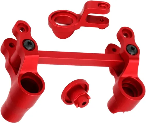 Vista 7 de RC Upgrades Part Steering Bellcranks para 1/10 WideMaxx Maxx, servo Saver de aluminio Draglink Hops Up Set para RC Modelo #89086-4, #89076-4, Azul