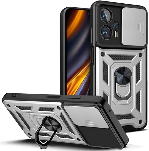 Vista 87 de Compatible con Tecno Camon 18P Bracket Shell, Slide Camera Lens Cover Case Azul
