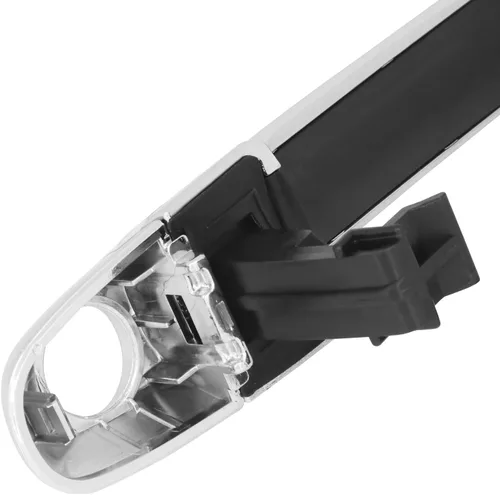 Vista 4 de DNA MOTORING Manija de puerta exterior delantera izquierda compatible con 09-13 Kia Forte/Koup, con cerradura de cerradura, cromo, OEM-DHO-01248
