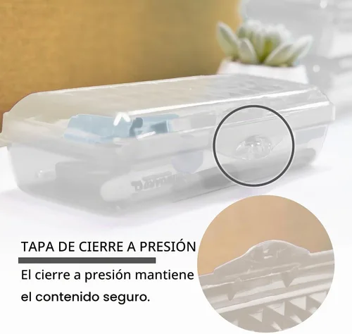 Vista 3 de BAZIC PRODUCTS LUCENT - Caja de lápices transparente, tapa con cierre a
