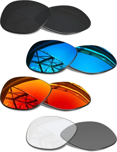 Vista 10 de Set of 4 Replacement Lenses for Ray-Ban Meta Gen1&2&3 AI Glasses Stealth Black & Fire Red & Ice Blue & Eclipse Fotocromático