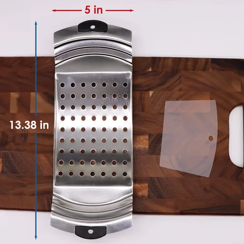 Vista 8 de Máquina Premium de Acero Inoxidable para Hacer Spaetzle, Plana para Spaetzle con Raspador de Pastelería, Tradicional Alemana para Hacer Fideos