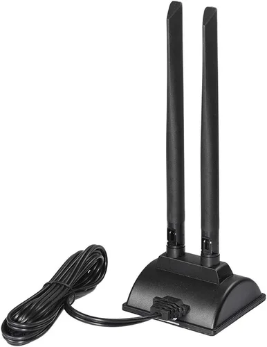 Vista 6 de Bingfu Antena 4G LTE 6dBi Base Magnética MIMO TS9 Antena compatible con Verizon AT&T T-Mobile Sprint 4G LTE Mobile Hotspot MiFi Router Celular Módem