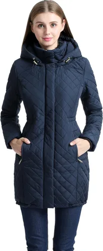 Vista 2 de BGSD Angela - Abrigo tipo parka acolchado impermeable para mujer (talla regular y grande)